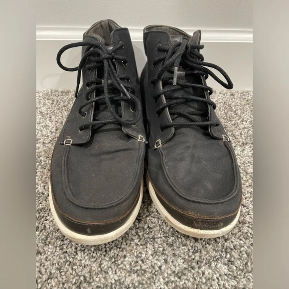 Olukai Nalukai Kapa men's black canvas chukka shoe, size 9.5 - Picture 4 of 11